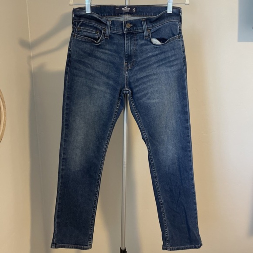 Hollister Mens Epic Flex Slim Straight‎ Jeans 29X30 Blue